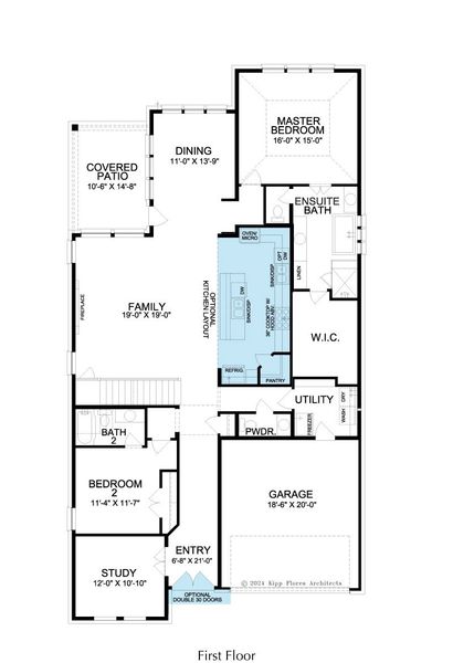 2D floor plan layout for the Manhattan by Landon Homes in Fields - Brookside, Frisco, TX (Image 7). 2D floor plan layout for the Manhattan by Landon Homes in Fields - Brookside, Frisco, TX (Image 7).