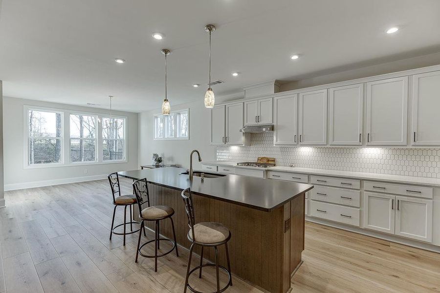 Furnished interior view inside a new home in , Hoschton (Image 10).