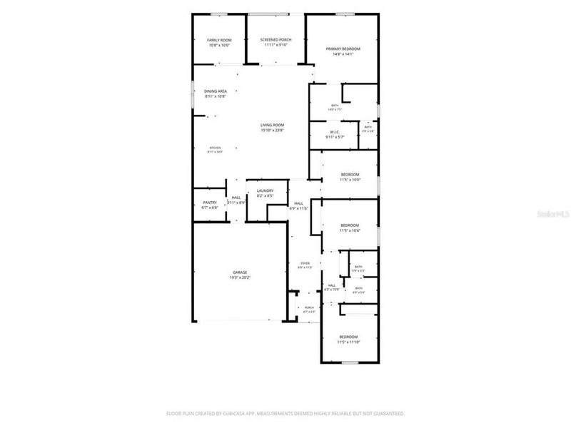 2D floor plan layout of this home in , Groveland, FL (Image 5).