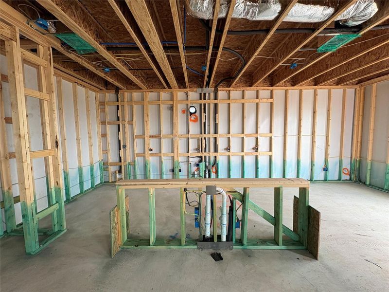 In-progress construction of a new home in Cannon Ranch, Dripping Springs, TX (Image 8).