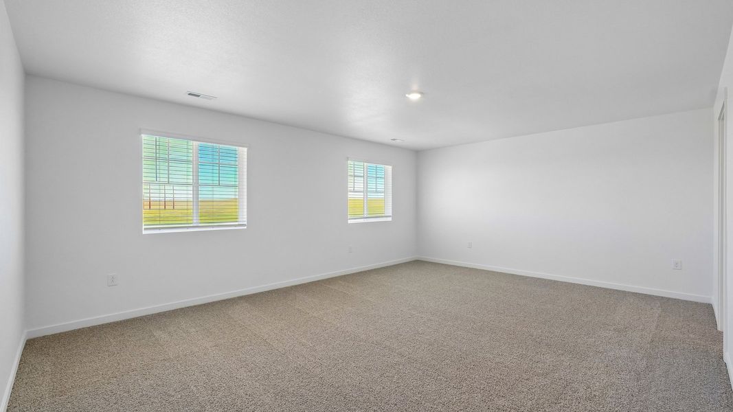 Spacious, unfurnished interior of a new home in The Ridge at Lorson Ranch, Colorado Springs (Image 14). Spacious, unfurnished interior of a new home in The Ridge at Lorson Ranch, Colorado Springs (Image 14).