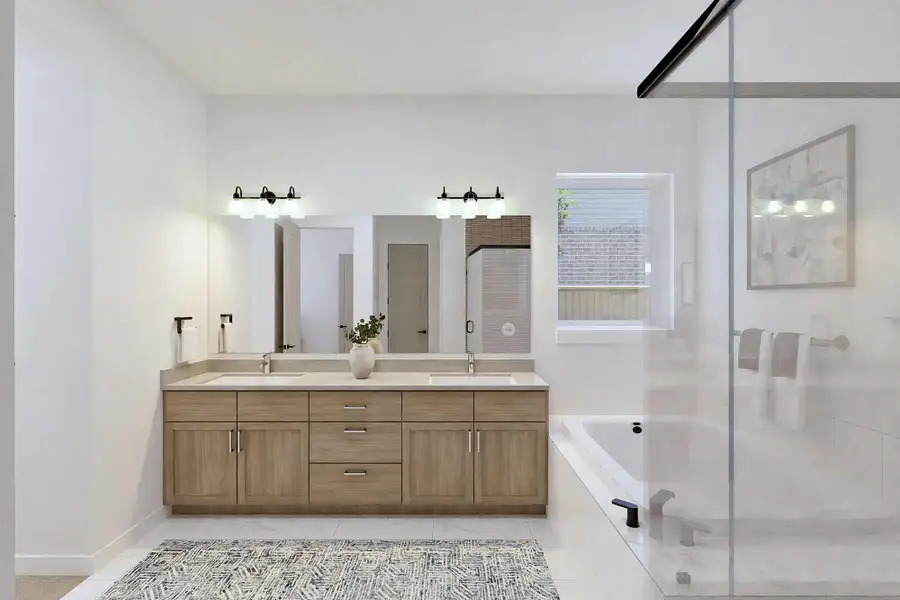 Representative furnished interior of a home built from the The Mccamey by David Weekley Homes in La Cima, San Marcos (Image 2).