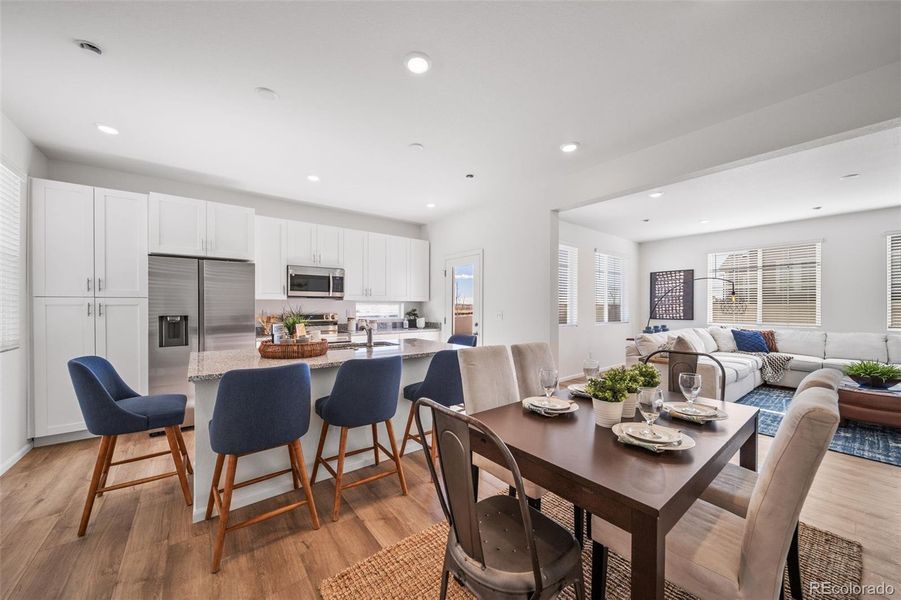 Furnished interior view inside a new home in , Aurora (Image 26).