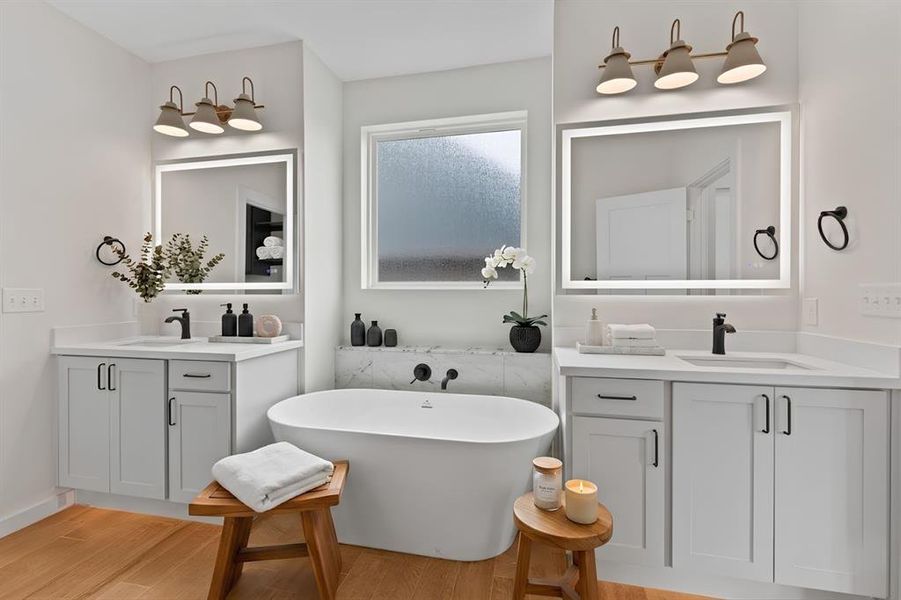 Furnished interior view inside a new home in , Lindale (Image 16).