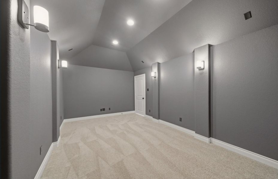 Spacious, unfurnished interior of a new home in Bridgeland 60′, Cypress (Image 32).
