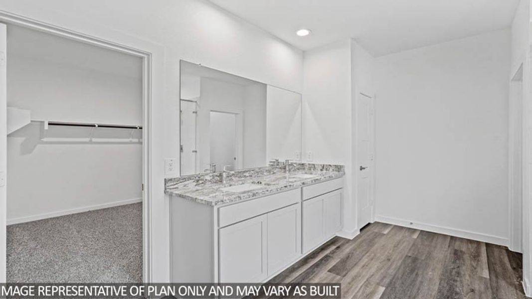 Furnished interior view inside a new home in Hills of Westlake, Conroe (Image 8).