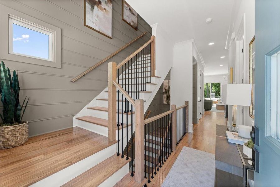 Furnished interior view inside a new home in The Carlyle, Marietta (Image 54).