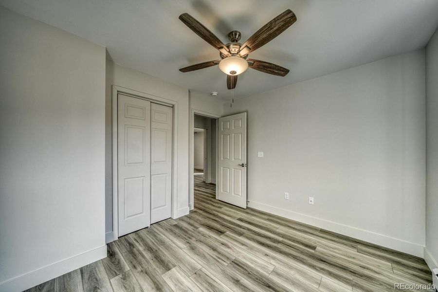 Bedroom 2 with large closet Bedroom 2 with large closet