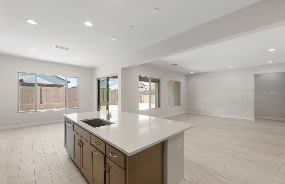 Furnished interior view inside a new home in Artisan at Asante, Surprise (Image 10).