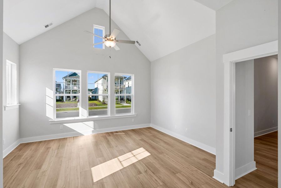 Spacious, unfurnished interior of a new home in Nexton – Midtown – The Garden Collection, Summerville (Image 16). Spacious, unfurnished interior of a new home in Nexton – Midtown – The Garden Collection, Summerville (Image 16).