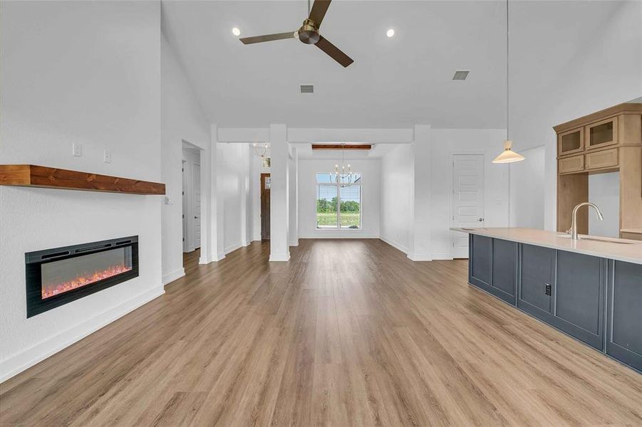 Please Note: These interior photos are not of the actual design, but are of a completed design with a similar floor plan. Finishes, features, and layouts may vary.