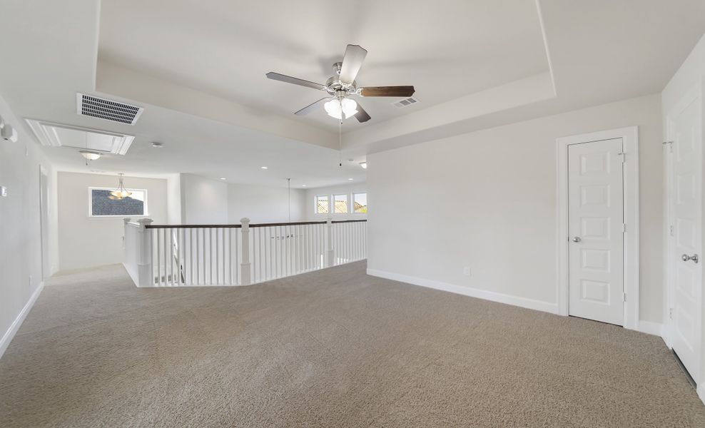 Activity room with storage closet