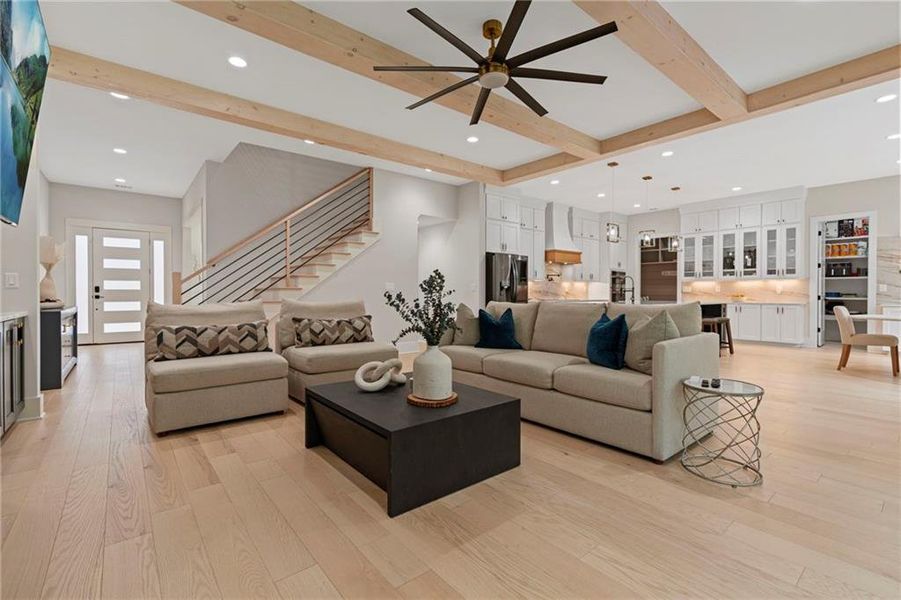 Furnished interior view inside a new home in , Lawrenceville (Image 27).
