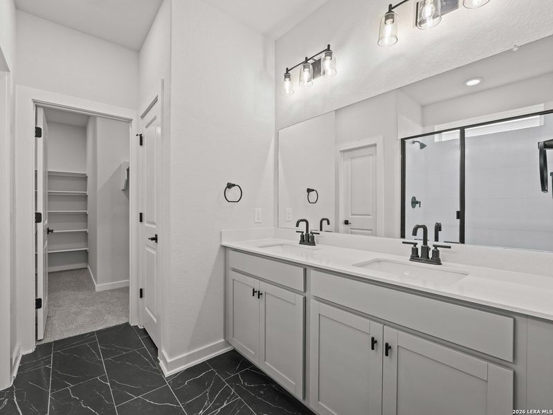 Furnished interior view inside a new home in Hunter's Ranch, San Antonio (Image 15).