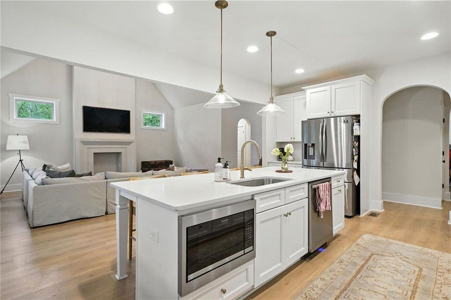 Furnished interior view inside a new home in , Acworth (Image 8).