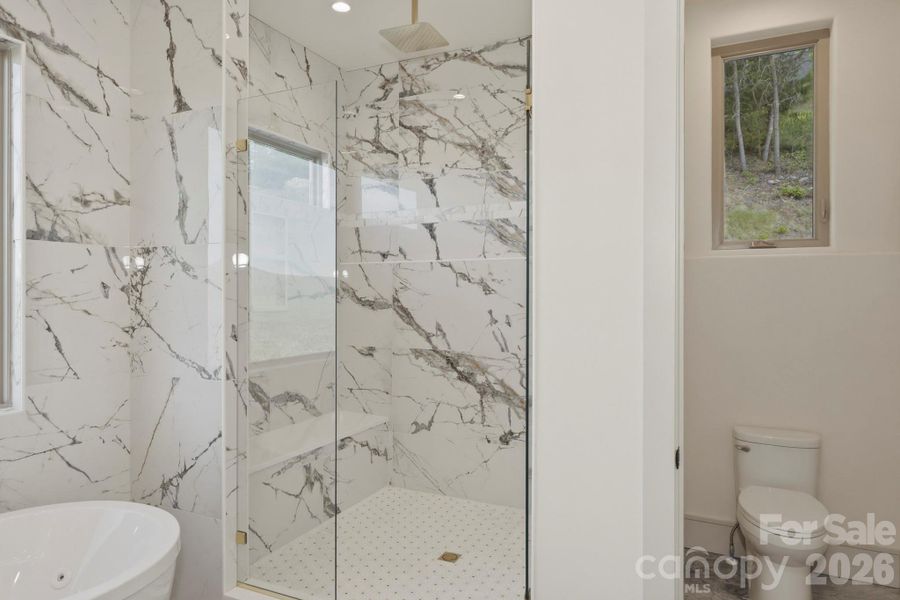 Furnished interior view inside a new home in , Lake Lure (Image 9).