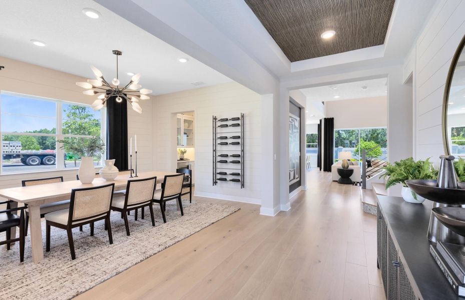 Representative furnished interior of a home built from the Roseland by DiVosta in Amara, Lake Worth (Image 12).