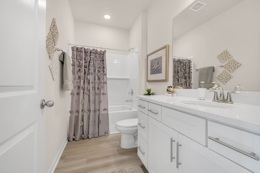 Representative furnished interior of a home built from the Courtney II by Great Southern Homes in Oak Hollow, Longs (Image 35).