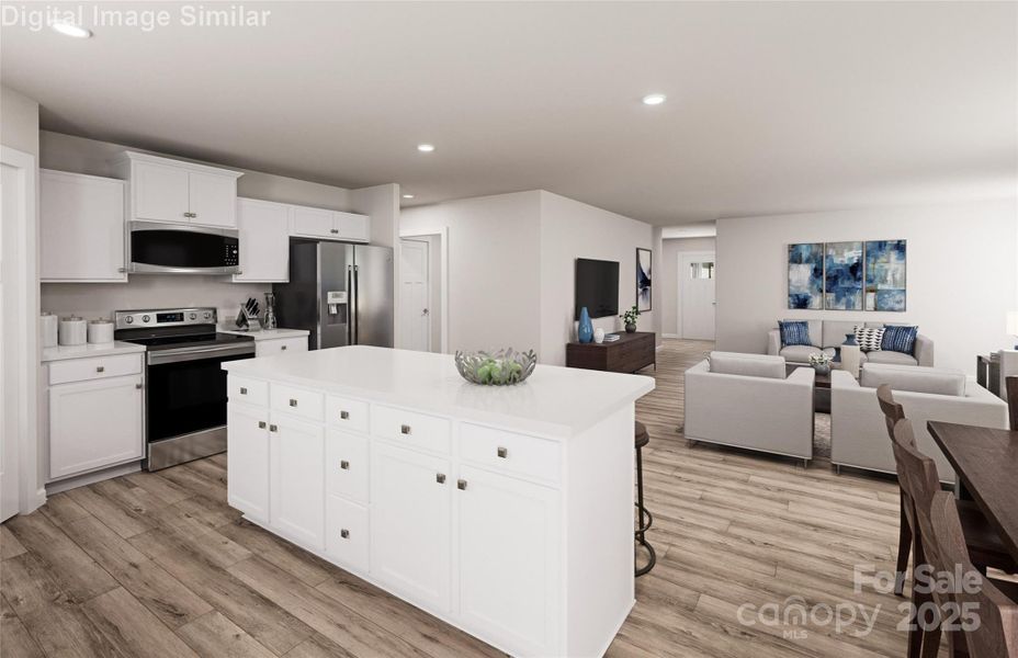 Furnished interior view inside a new home in Overture Pointe Ranches, Hickory (Image 12).