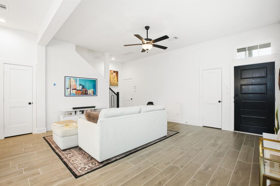Furnished interior view inside a new home in , Cypress (Image 8).