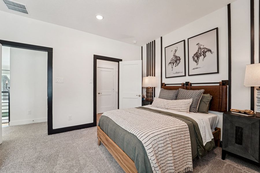 Furnished interior view inside a new home in Wildrye, Waller (Image 26).