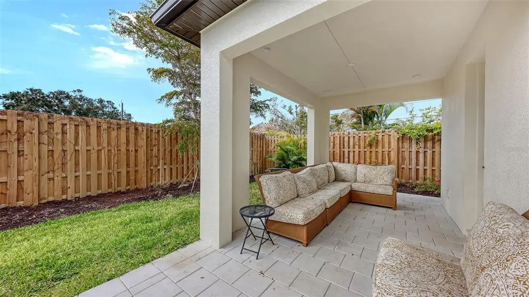 Exterior details and patio area of a home in , Sarasota (Image 4).