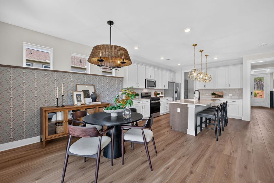 Representative furnished interior of a home built from the Wynfield by Pulte Homes in Everhour, Newnan (Image 46).