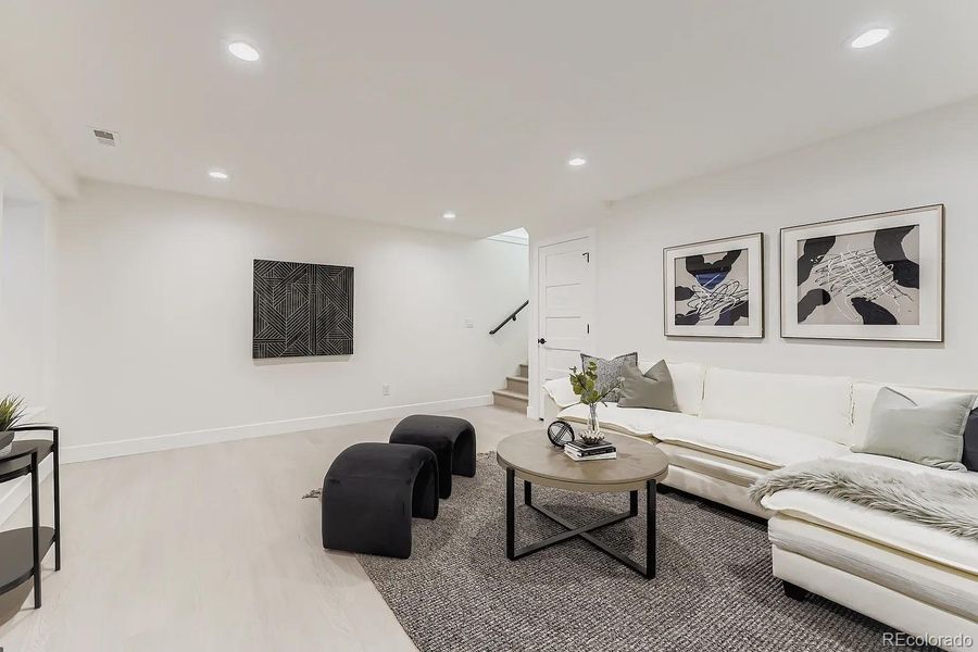 Furnished interior view inside a new home in , Denver (Image 30).
