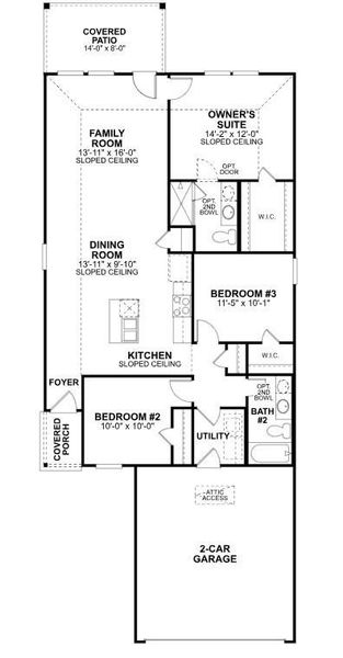 2D floor plan layout of this home in Moran Ranch, Willis, TX (Image 4). 2D floor plan layout of this home in Moran Ranch, Willis, TX (Image 4).