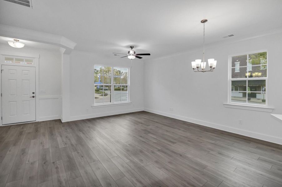 Spacious, unfurnished interior of a new home in Lake Carolina Townhomes, Columbia (Image 25).