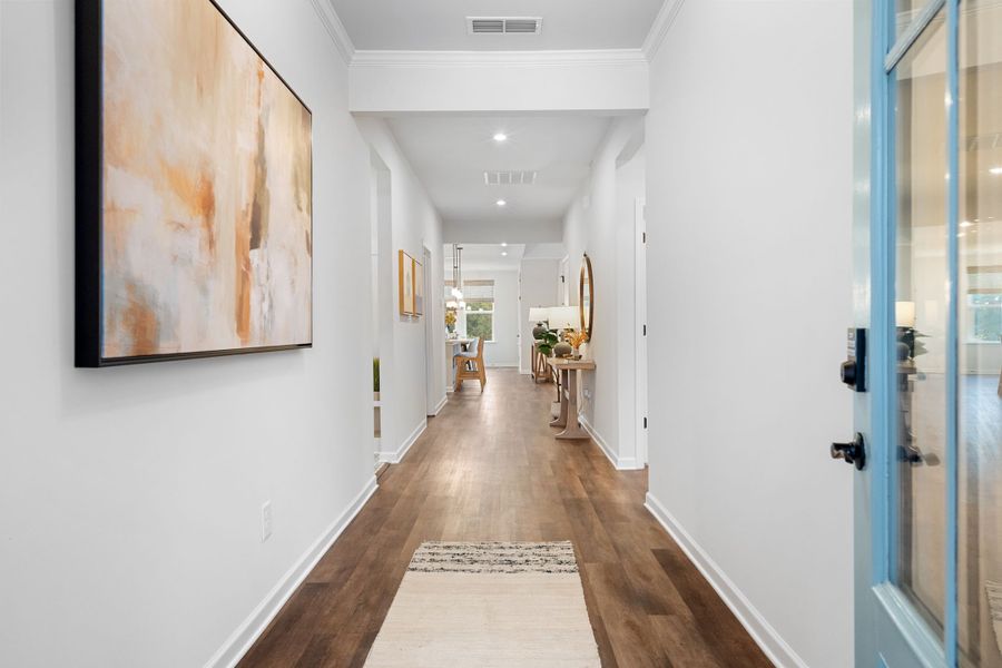 Representative furnished interior of a home built from the The Edison C by Davidson Homes LLC in Kelly Preserve, Loganville (Image 5).