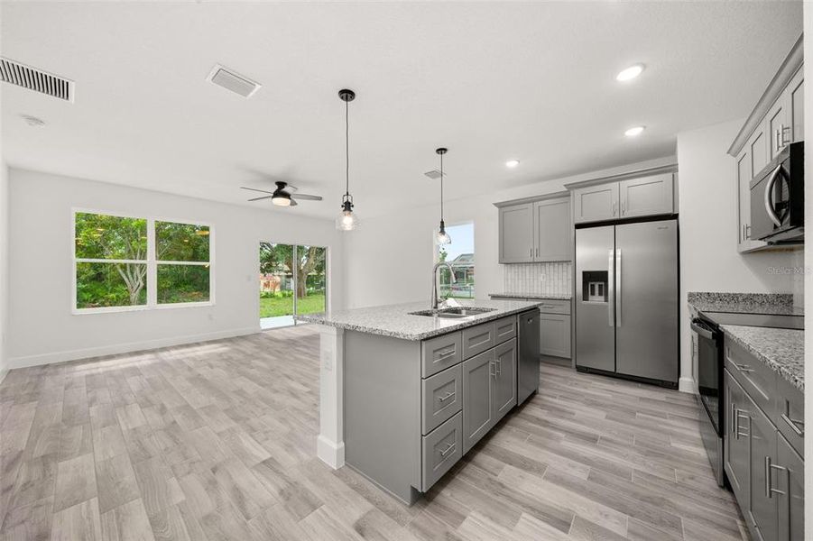 Furnished interior view inside a new home in , Sebring (Image 9).