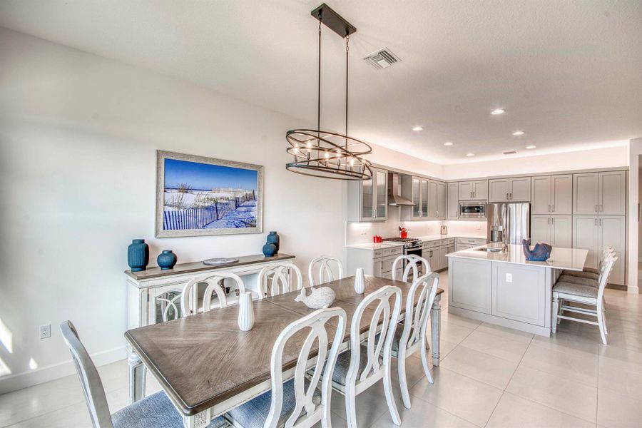 Furnished interior view inside a new home in , Port St. Lucie (Image 33).