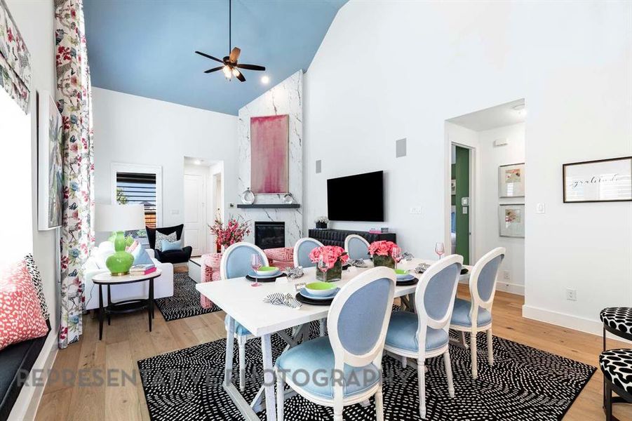 Furnished interior view inside a new home in Mosaic: 40ft. lots, Celina (Image 14).