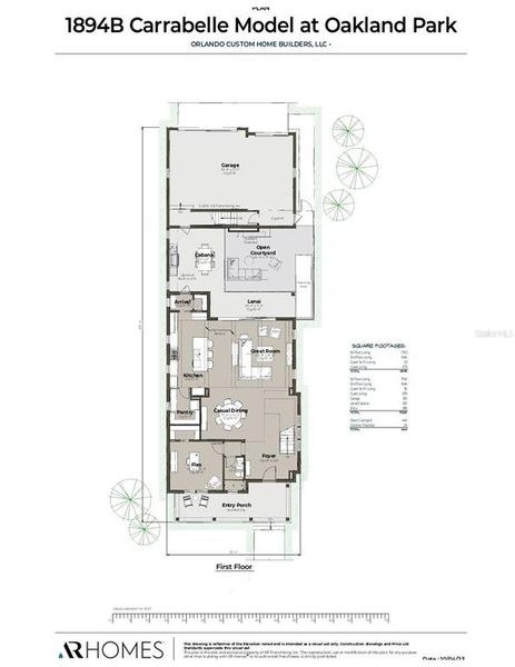 First Story Floor plan