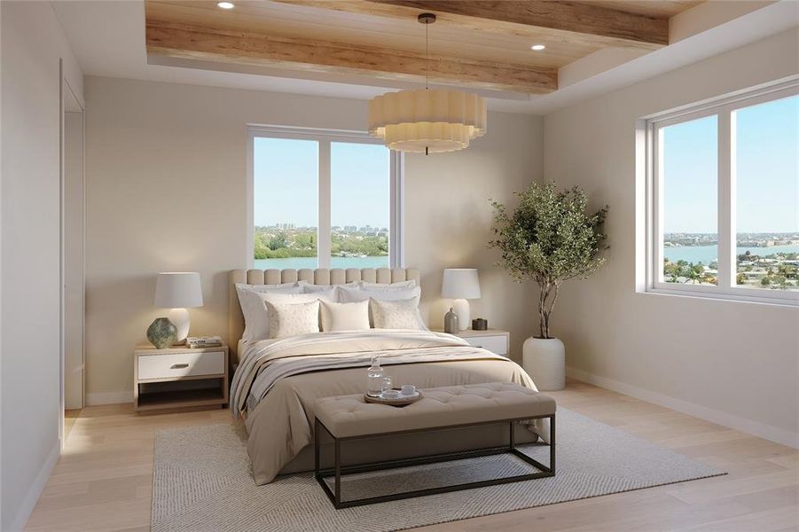 Furnished interior view inside a new home in , St. Petersburg (Image 6).