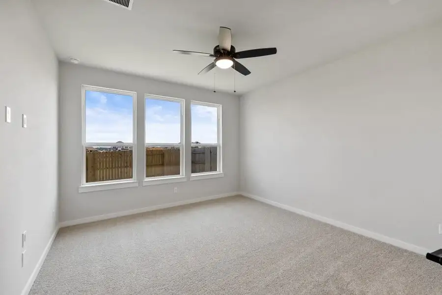 Spacious, unfurnished interior of a new home in Lariat, Liberty Hill (Image 25). Spacious, unfurnished interior of a new home in Lariat, Liberty Hill (Image 25).