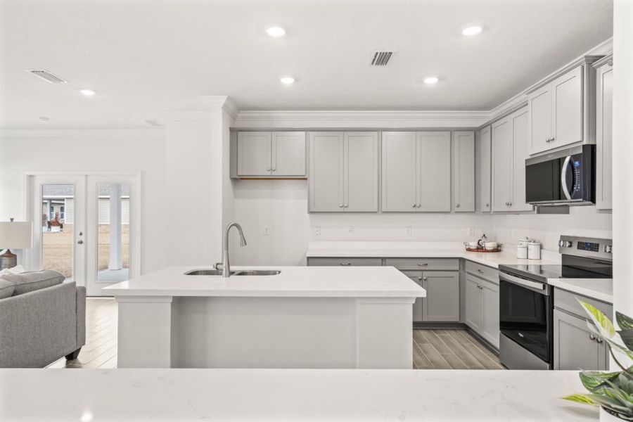 Furnished interior view inside a new home in Natureview, Freeport (Image 16).