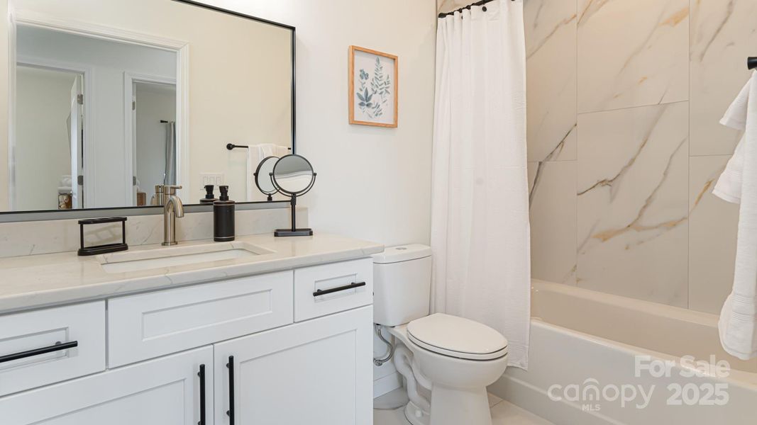 Furnished interior view inside a new home in , Waynesville (Image 34).