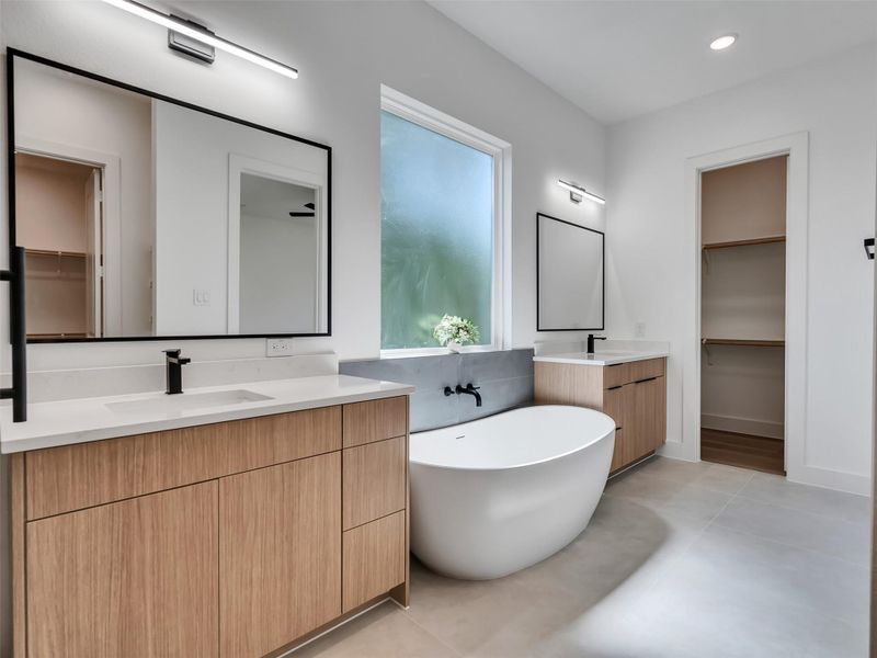 Furnished interior view inside a new home in , Houston (Image 31).