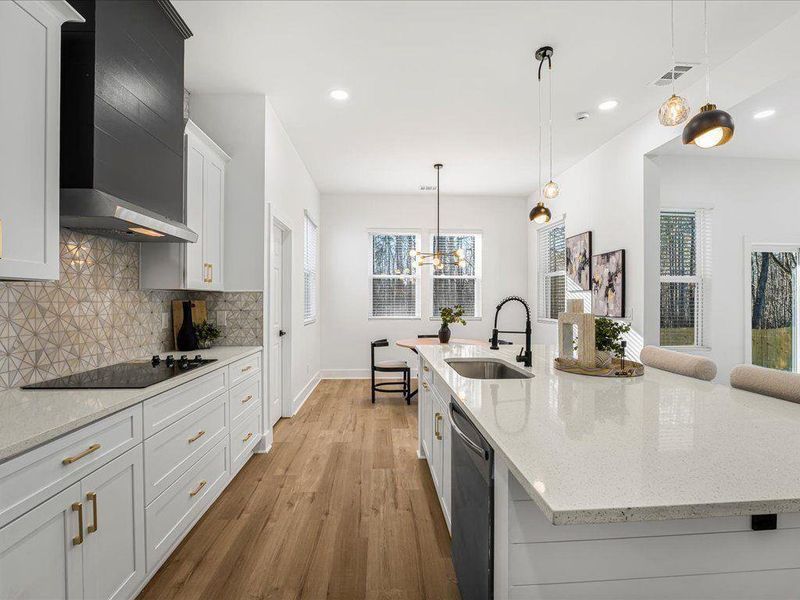 Furnished interior view inside a new home in , Dallas (Image 15).