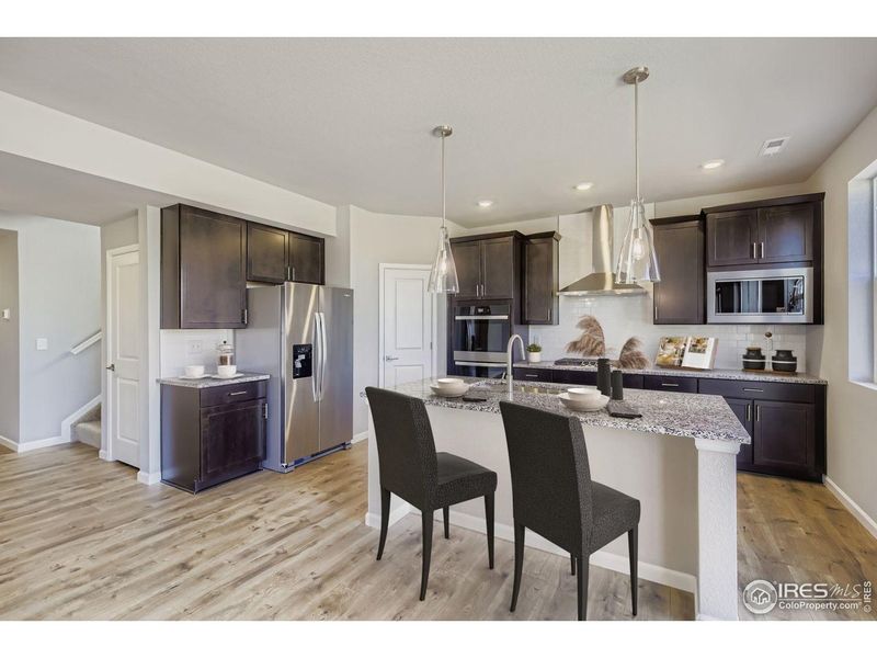 Furnished interior view inside a new home in Country Club Reserve, Fort Collins (Image 8).