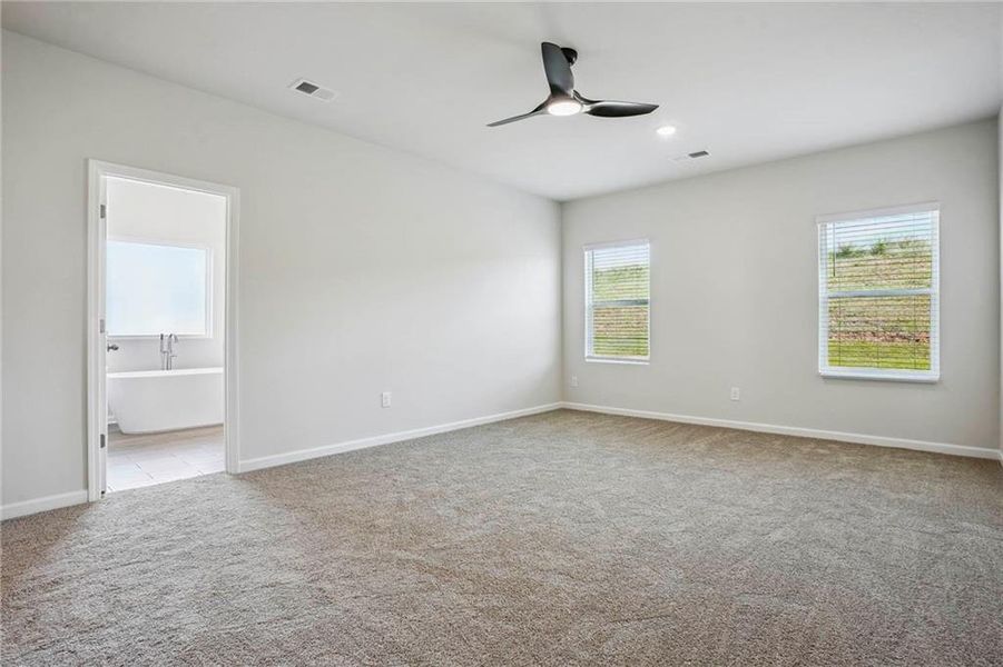 Spacious, unfurnished interior of a new home in Preserve at AG Village, Perry (Image 11). Spacious, unfurnished interior of a new home in Preserve at AG Village, Perry (Image 11).
