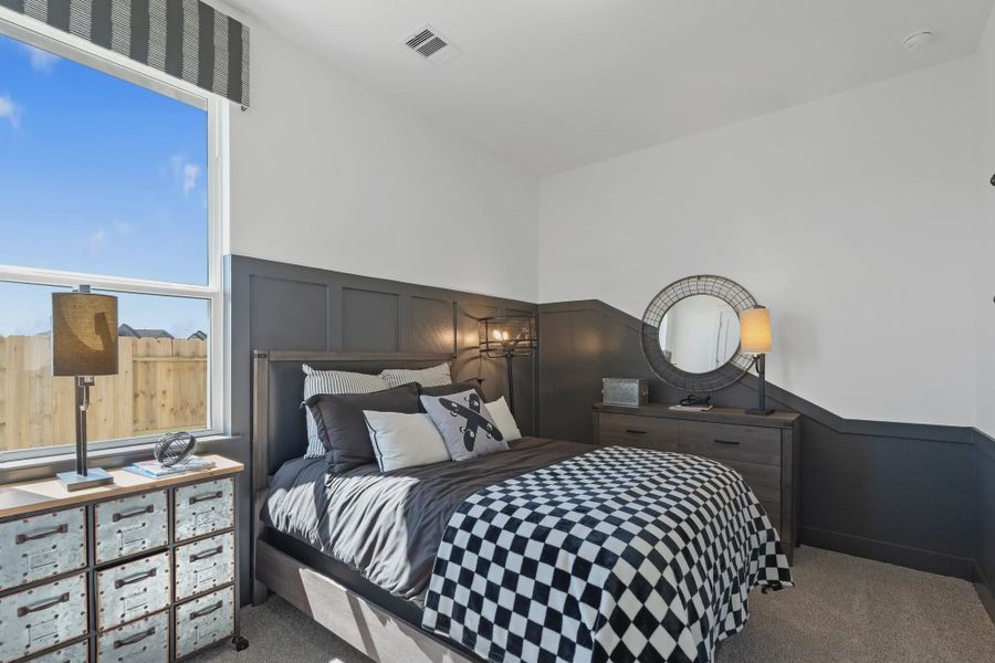 Representative furnished interior of a home built from the Orlando by Chesmar Homes in Brookewater 45's, Rosenberg (Image 16).