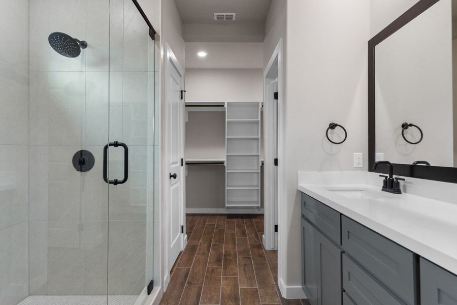 Representative furnished interior of a home built from the Sophora by Hakes Brothers in Paloma Ranch, Harlingen (Image 8).