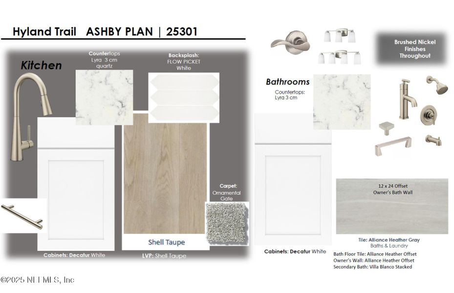 Sample of building materials used in homes in Hyland Trail, Green Cove Springs (Image 21).