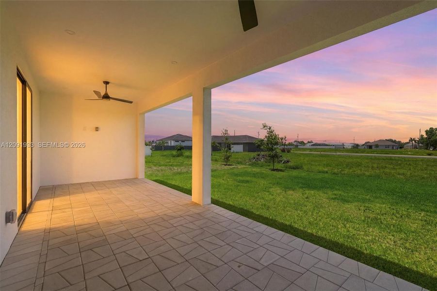 Exterior details and patio area of a home in , Cape Coral (Image 4). Exterior details and patio area of a home in , Cape Coral (Image 4).