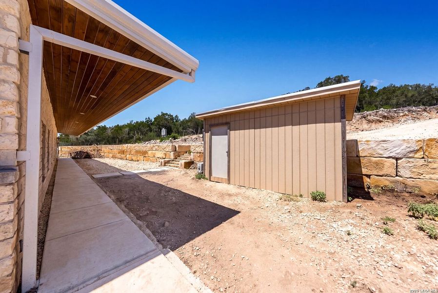 Exterior details and patio area of a home in , Bandera (Image 23). Exterior details and patio area of a home in , Bandera (Image 23).