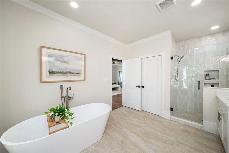 Furnished interior view inside a new home in , Decatur (Image 19).