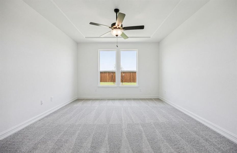 Spacious owner's suite bathed in natural light *Real home pictured Spacious owner's suite bathed in natural light *Real home pictured